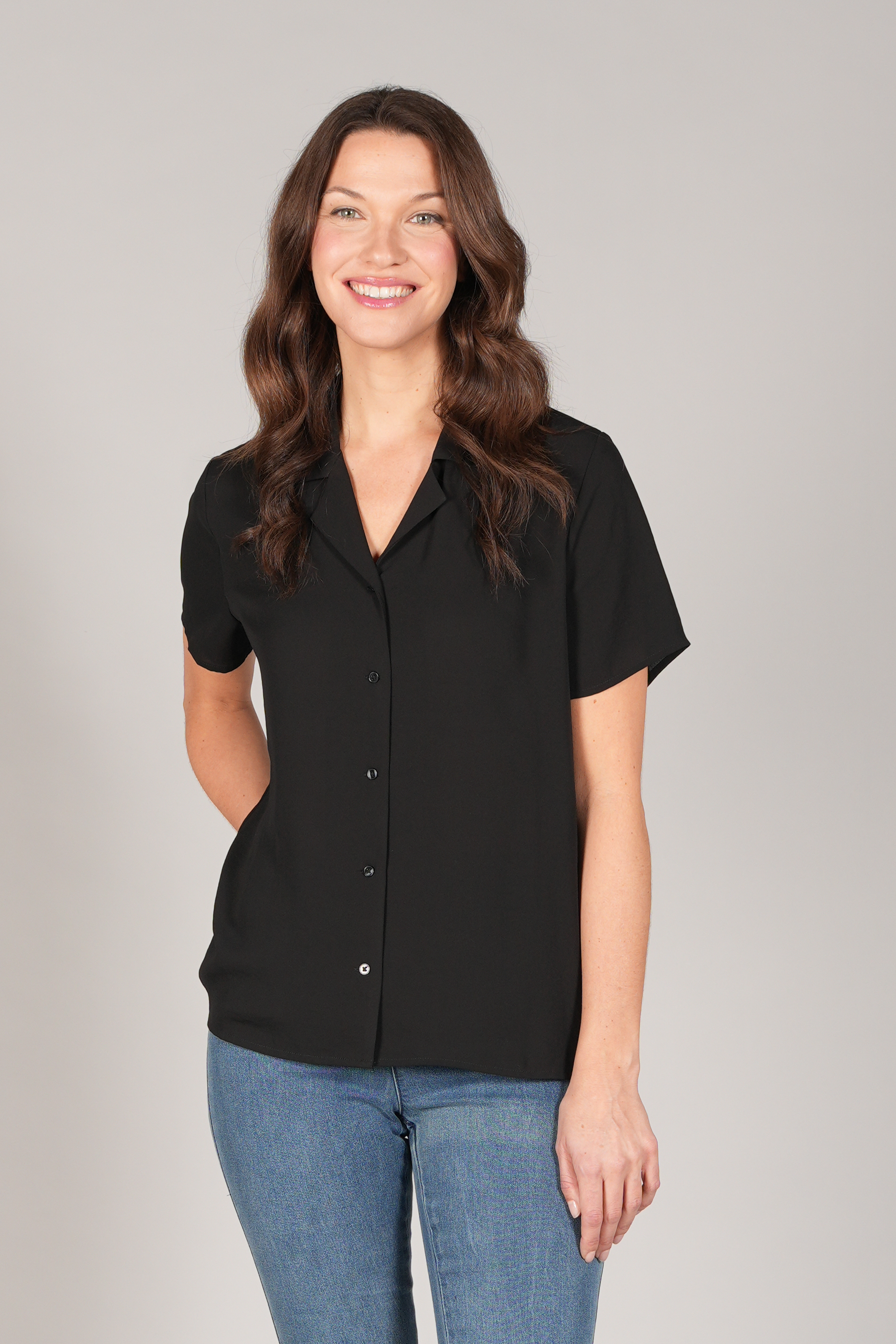 BLOUSE MANCHES COURTES AIRFLOW