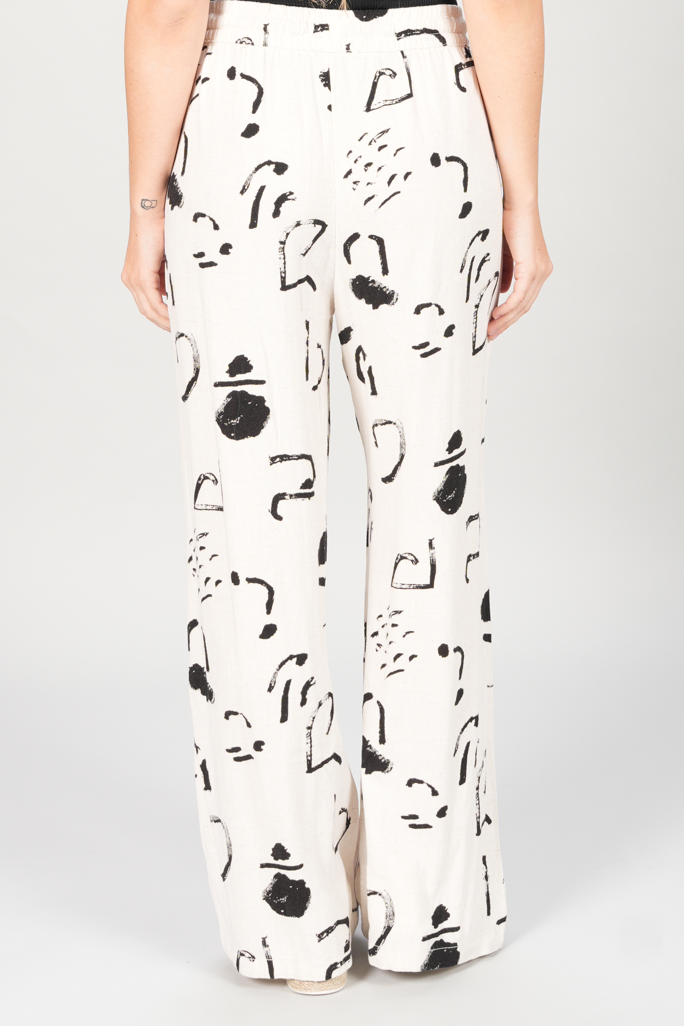 PANTALON EN LIN À ENFILER