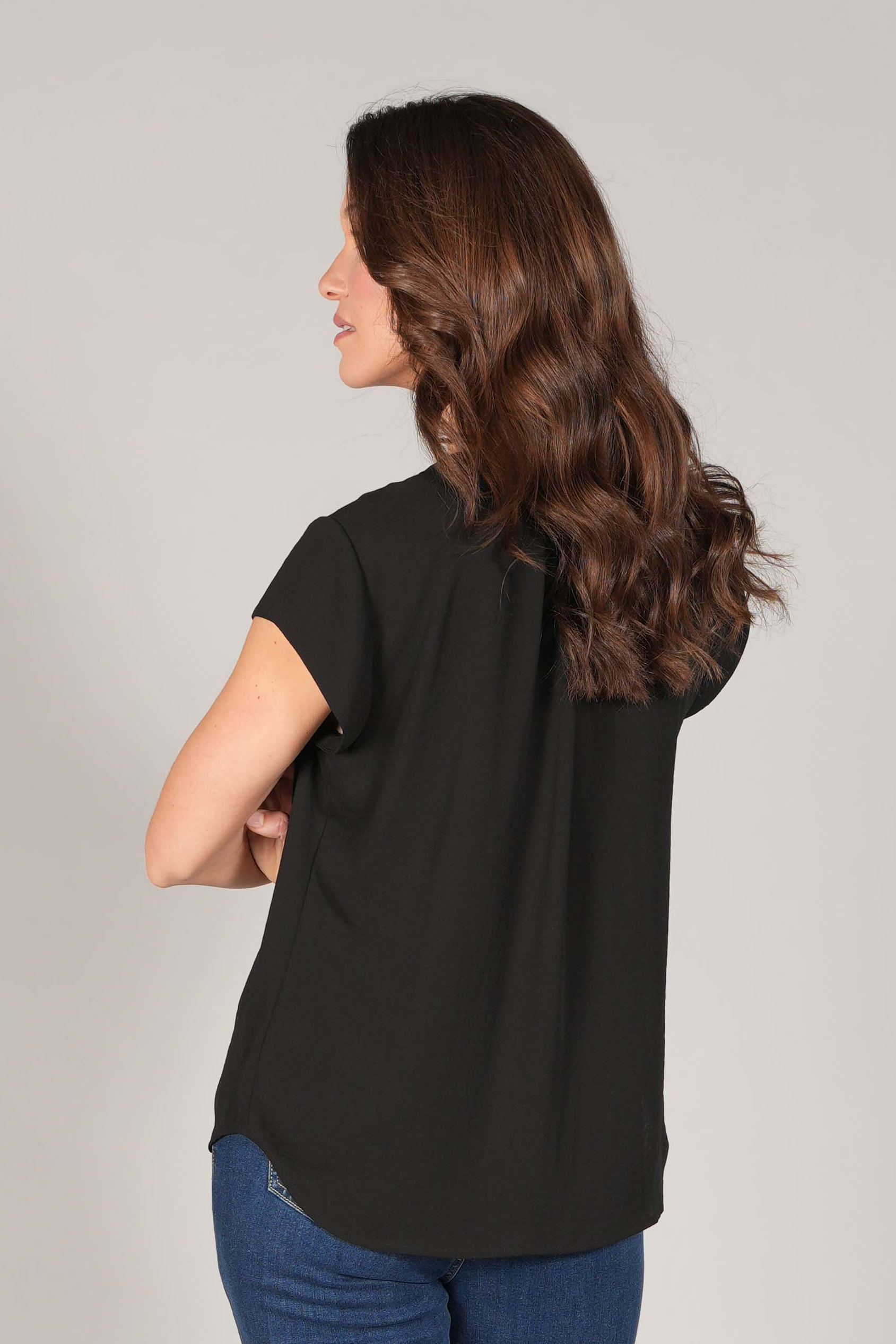 BLOUSE AIRFLOW À MANCHES VOLANTES