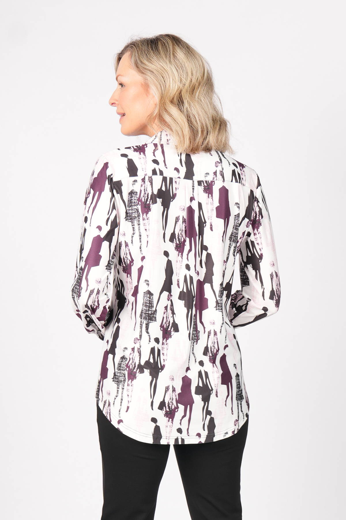 BLOUSE EN TRICOT À MANCHES LONGUES AVEC POCHE