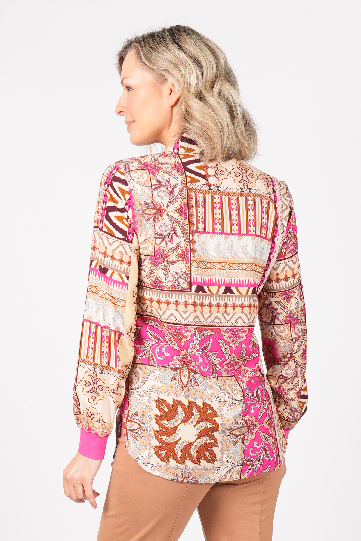 BLOUSE MANCHES LONGUES AVEC IMPRIMÉ