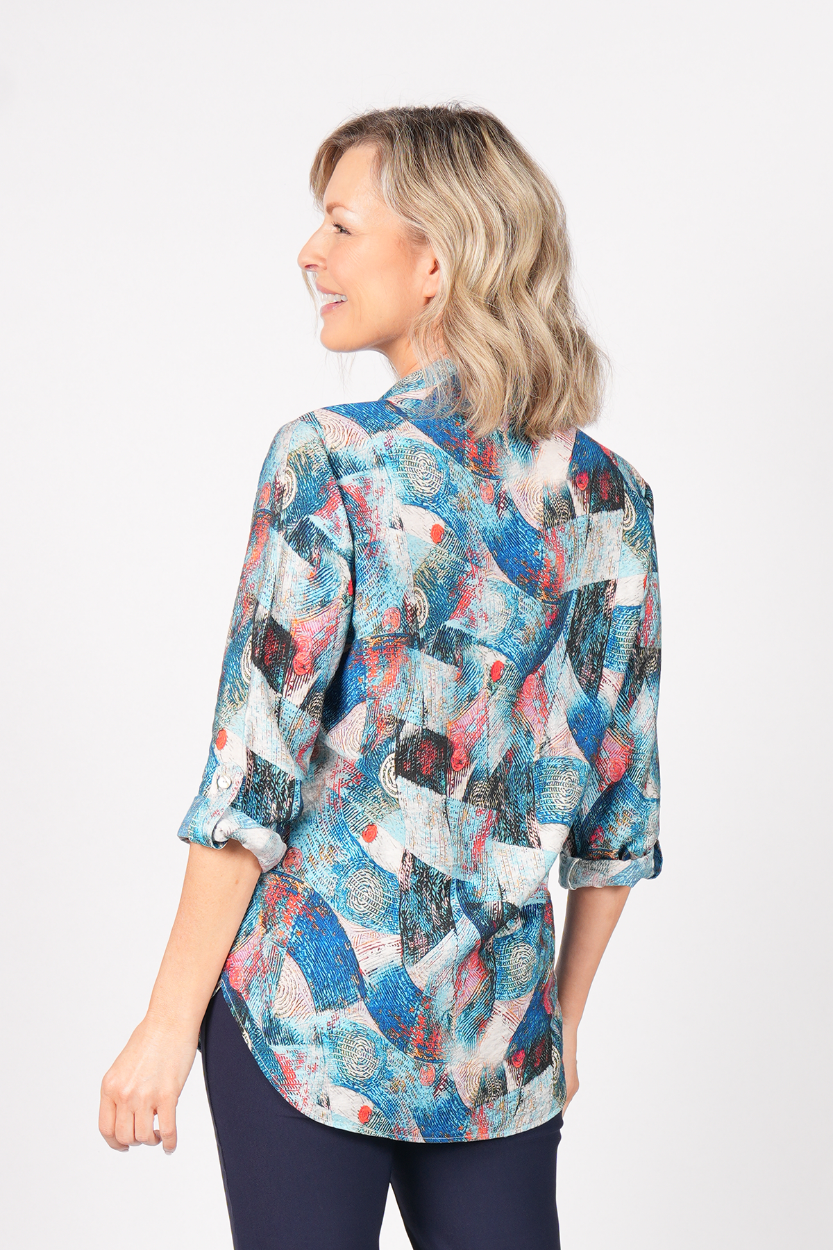 BLOUSE À MANCHES LONGUES