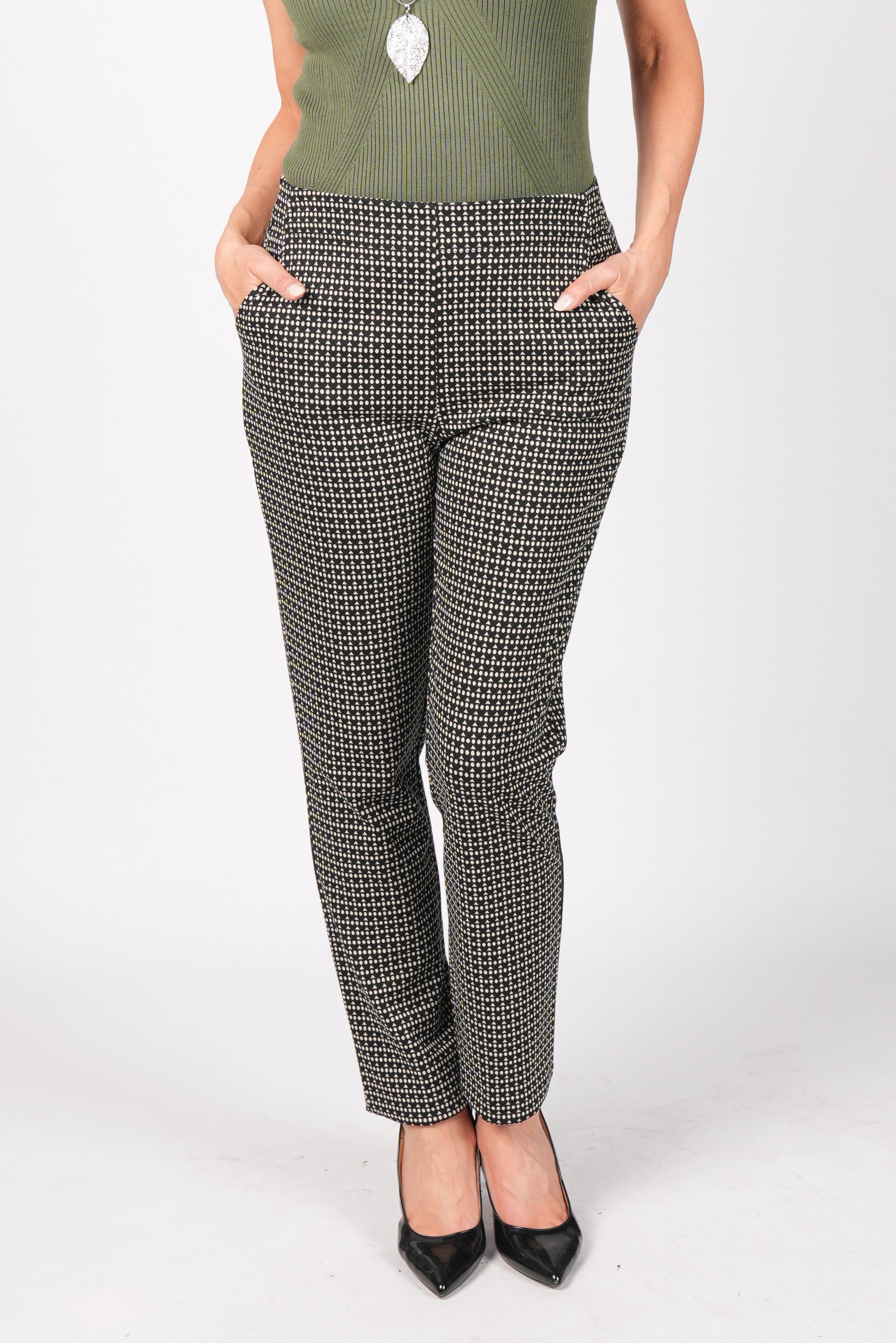PANTALON EN MAILLE À JAMBES DROITES