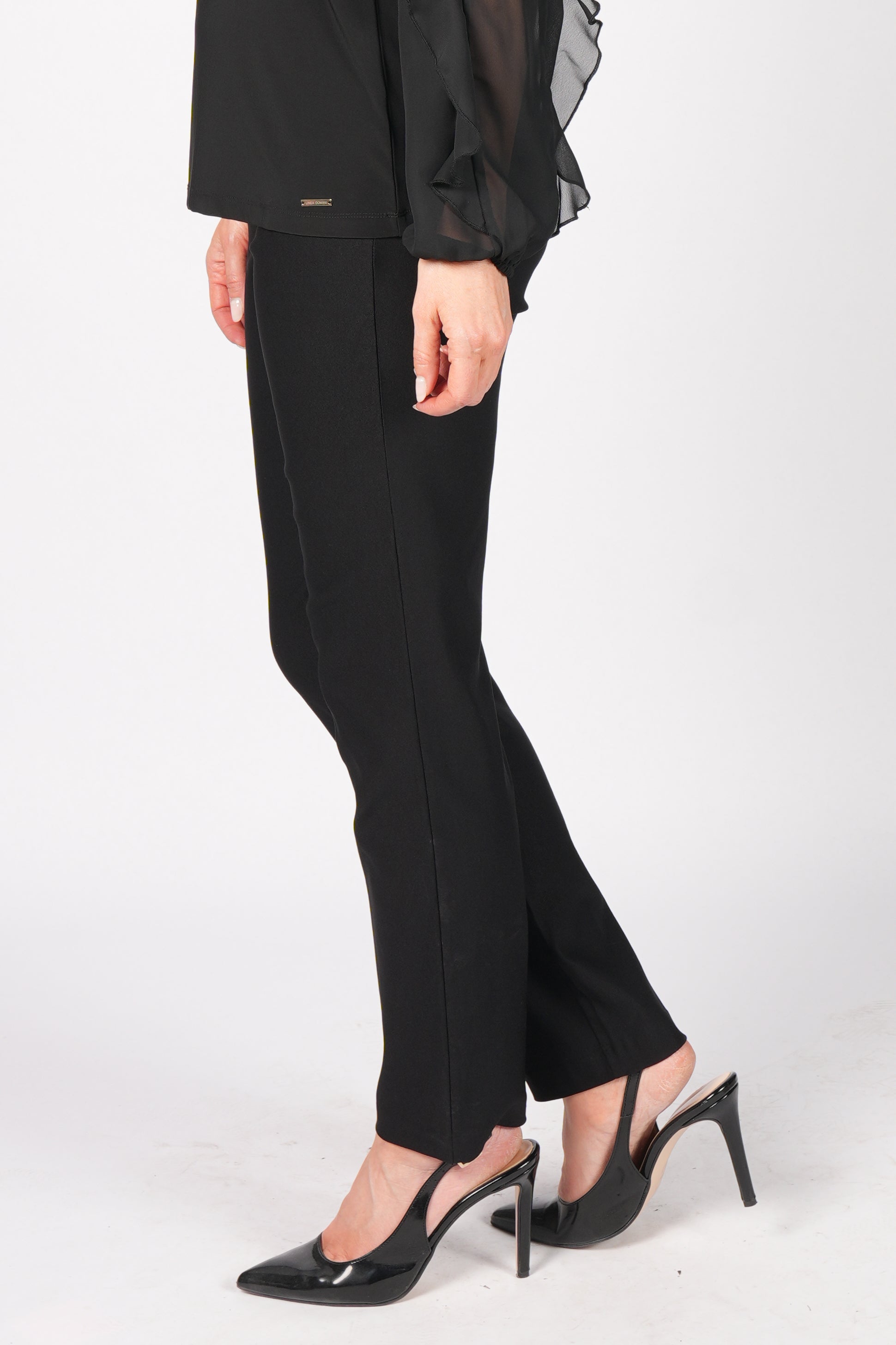 PANTALON EN MAILLE À JAMBES DROITES